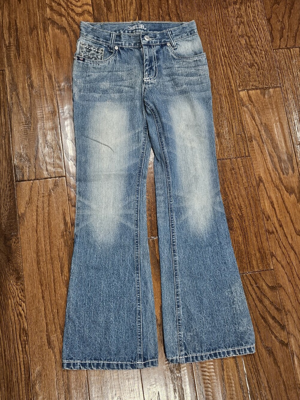 NWOT Cruel Girl Flare Sand Washed Jeans - Size 10R